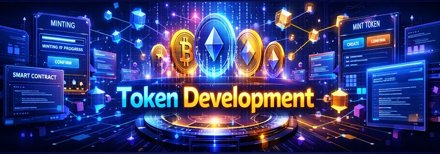 Custom cryptocurrency token development